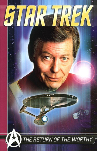 Star Trek Comics Classics: The Return Of The Worthy (Titan Star Trek Collections) book cover by Peter David, Bill Mumy, J. Michael Straczynski, Howard Weinstein