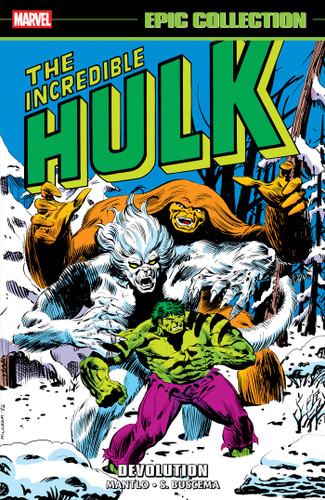 Incredible Hulk Epic Collection: Devolution book cover by Bill Mantlo, Jo Duffy