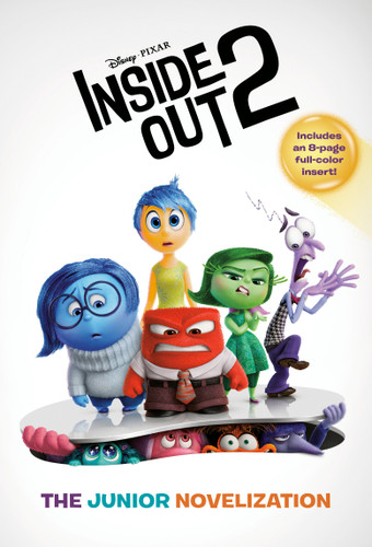 Disney/Pixar Inside Out 2: The Junior Novelization book cover by Tenny Nellson