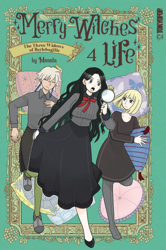Merry Witches' Life, Volume 4: The Three Widows of Berlebagille book cover by Menota