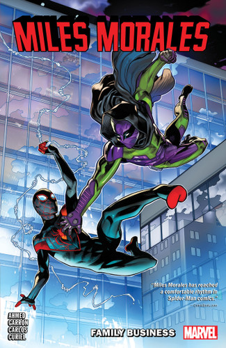 Miles Morales Vol. 3: Family Business (MILES MORALES: SPIDER-MAN) book cover by Saladin Ahmed