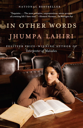 In Other Words: A Memoir book cover by Jhumpa Lahiri
