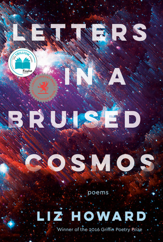 Letters in a Bruised Cosmos book cover by Liz Howard