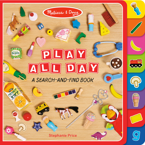 Melissa & Doug: Play All Day: A Search-and-Find Book (Melissa & Doug) book cover by Penguin Young Readers Licenses