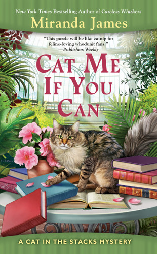 Cat Me If You Can (Cat in the Stacks Mystery) book cover by Miranda James