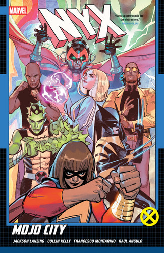 NYX Vol. 2: Mojo City (NYX) book cover by Collin Kelly, Jackson Lanzing