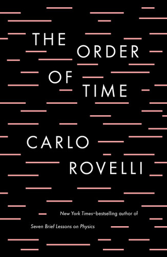 The Order of Time book cover by Carlo Rovelli
