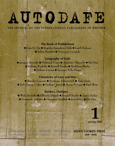 Autodafe 1: The Journal of the International Parliament of Writers book cover by International Parliament of Writers