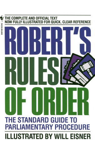 Robert's Rules of Order: The Standard Guide to Parliamentary Procedure book cover by Will Eisner