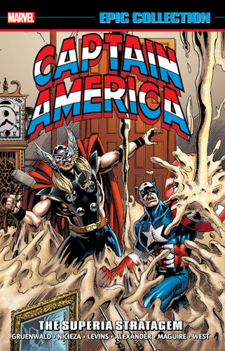 Captain America Epic Collection: The Superia Stratagem [New Printing] book cover by Mark Gruenwald, Fabian Nicieza