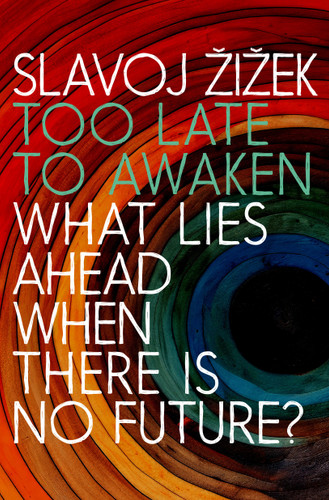 Too Late to Awaken: What Lies Ahead When There Is No Future book cover by Slavoj Zizek