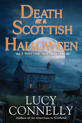 Death at a Scottish Halloween: A Scottish Isle Mystery (A Scottish Isle Mystery) book cover by Lucy Connelly