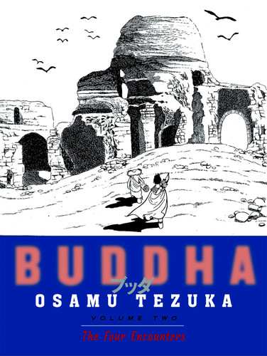 Buddha 2: The Four Encounters (Buddha) book cover by Osamu Tezuka