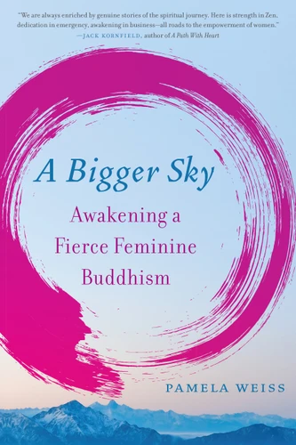 A Bigger Sky: Awakening a Fierce Feminine Buddhism book cover by Pamela Weiss