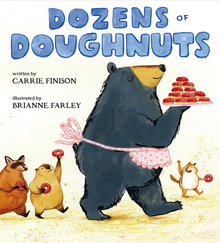 Dozens of Doughnuts book cover by Carrie Finison