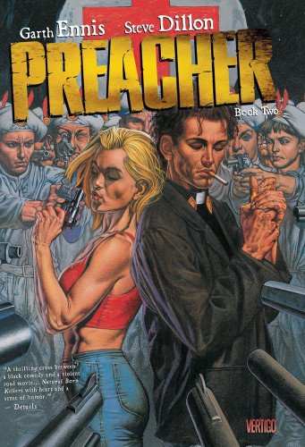 Preacher Book Two book cover by Garth Ennis