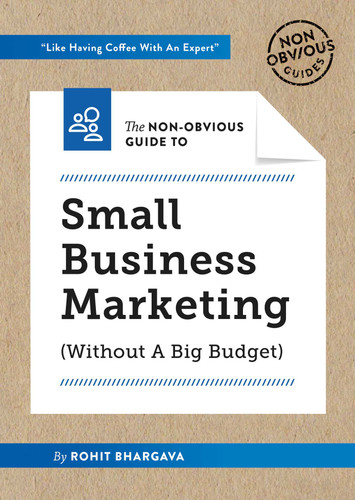 The Non-Obvious Guide to Small Business Marketing (Without a Big Budget) (Non-Obvious Guides) book cover by Rohit Bhargava