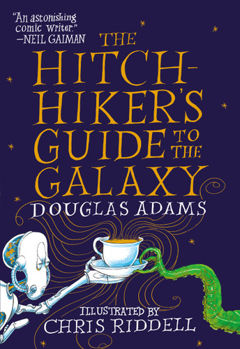 The Hitchhiker's Guide to the Galaxy: The Illustrated Edition (Hitchhiker's Guide to the Galaxy) book cover by Douglas Adams