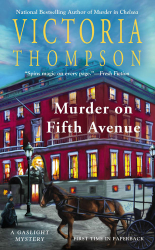 Murder on Fifth Avenue: A Gaslight Mystery (A Gaslight Mystery) book cover by Victoria Thompson