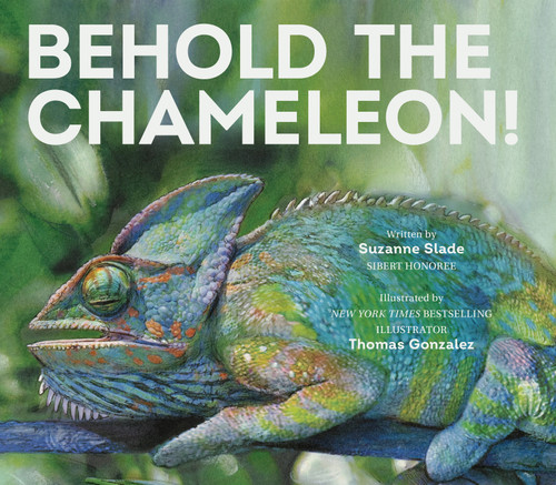 Behold the Chameleon book cover by Suzanne Slade
