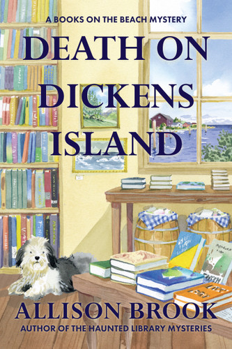 Death on Dickens Island: A Books on the Beach Mystery (A Books on the Beach Mystery) book cover by Allison Brook