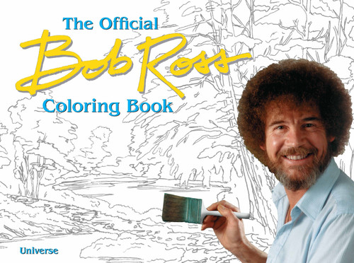 The Bob Ross Coloring Book book cover by Bob Ross