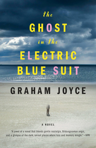 The Ghost in the Electric Blue Suit book cover by Graham Joyce