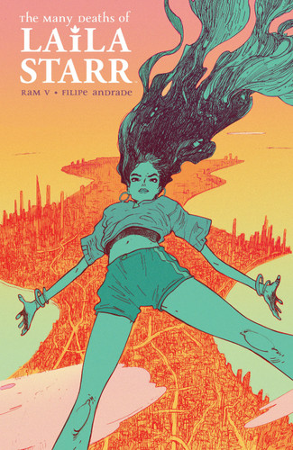 The Many Deaths of Laila Starr (The Many Deaths of Laila Starr) book cover by Ram V.