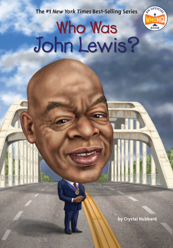Who Was John Lewis? (Who Was?) book cover by Crystal Hubbard, Who HQ