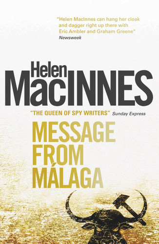 Message From Malaga book cover by Helen Macinnes