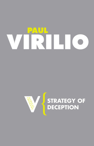 Strategy of Deception (Radical Thinkers) book cover by Paul Virilio