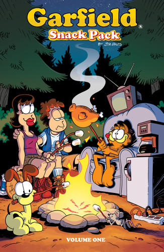 Garfield: Snack Pack Vol. 1 (Garfield) book cover by Mark Evanier, Scott Nickel