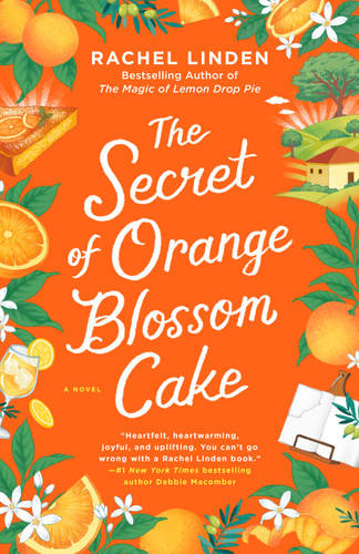 The Secret of Orange Blossom Cake book cover by Rachel Linden