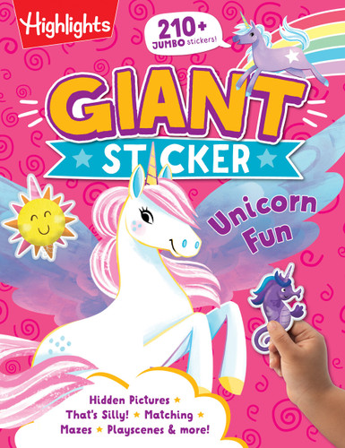 Giant Sticker Unicorn Fun (Giant Sticker Fun) book cover by 