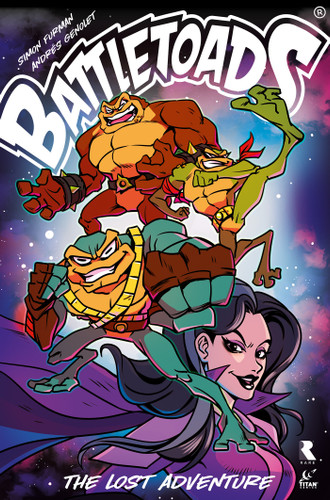 Battletoads - The Lost Adventure book cover by Simon Furman
