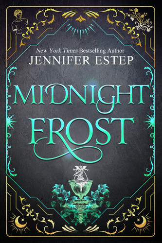 Midnight Frost (The Mythos Academy) book cover by Jennifer Estep
