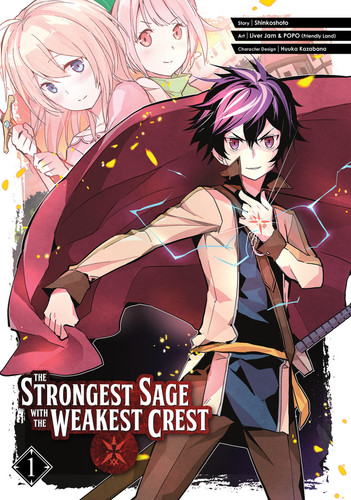 The Strongest Sage with the Weakest Crest 01 (The Strongest Sage with the Weakest Crest) book cover by Shinkoshoto, Liver Jam&POPO (Friendly Land)