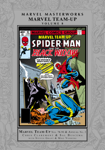 Marvel Masterworks: Marvel Team-Up Vol. 8 book cover by Chris Claremont, Marvel Various