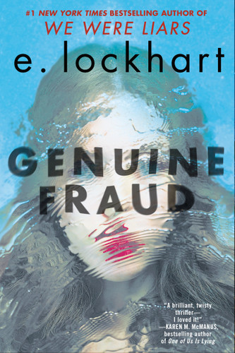 Genuine Fraud book cover by E. Lockhart