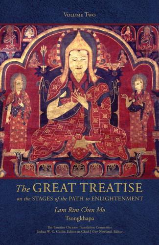 The Great Treatise on the Stages of the Path to Enlightenment (Volume 2) (The Great Treatise on the Stages of the Path, the Lamrim Chenmo) book cover by Tsongkhapa