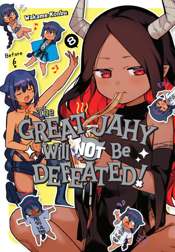The Great Jahy Will Not Be Defeated! 08 (The Great Jahy Will Not Be Defeated!) book cover by Wakame Konbu