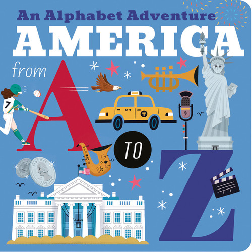America from A to Z: An Alphabet Adventure book cover by Amelia Hepworth