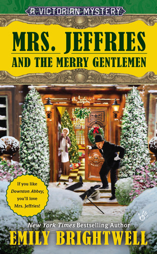 Mrs. Jeffries and the Merry Gentlemen (A Victorian Mystery) book cover by Emily Brightwell