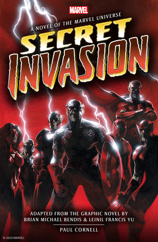 Marvel's Secret Invasion Prose Novel book cover by Paul Cornell