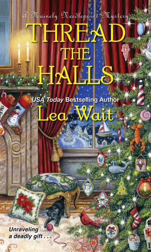 Thread the Halls (A Mainely Needlepoint Mystery) book cover by Lea Wait