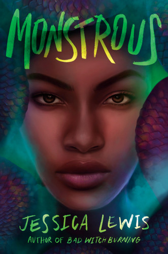 Monstrous book cover by Jessica Lewis