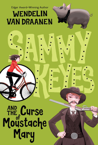 Sammy Keyes and the Curse of Moustache Mary (Sammy Keyes) book cover by Wendelin Van Draanen