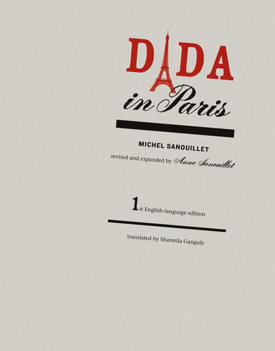 Dada in Paris book cover by Michel Sanouillet