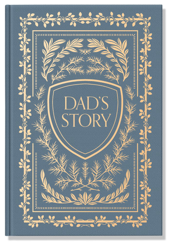 Dad's Story Journal (Linen Hardcover): A Memory and Keepsake Journal for My Family (Heirloom Story Books and Guided Journals) book cover by Korie Herold