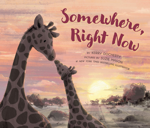 Somewhere, Right Now book cover by Kerry Docherty